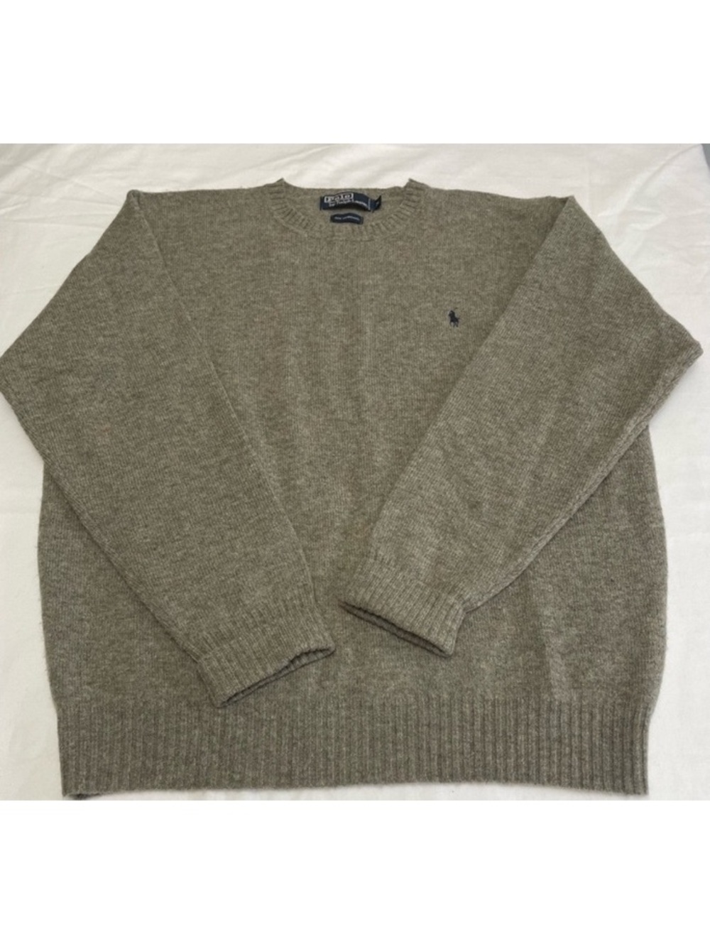 Vintage 90s Polo Ralph Lauren Lambswool Sweater M Hong Kong